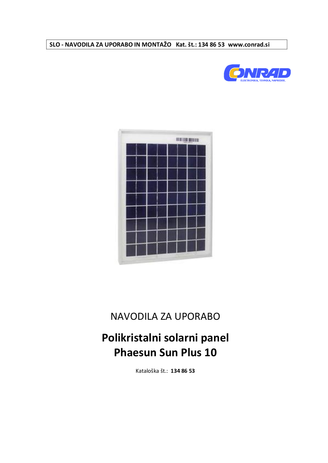 Phaesun Sun Plus 10 User guide - ManualMachine.com