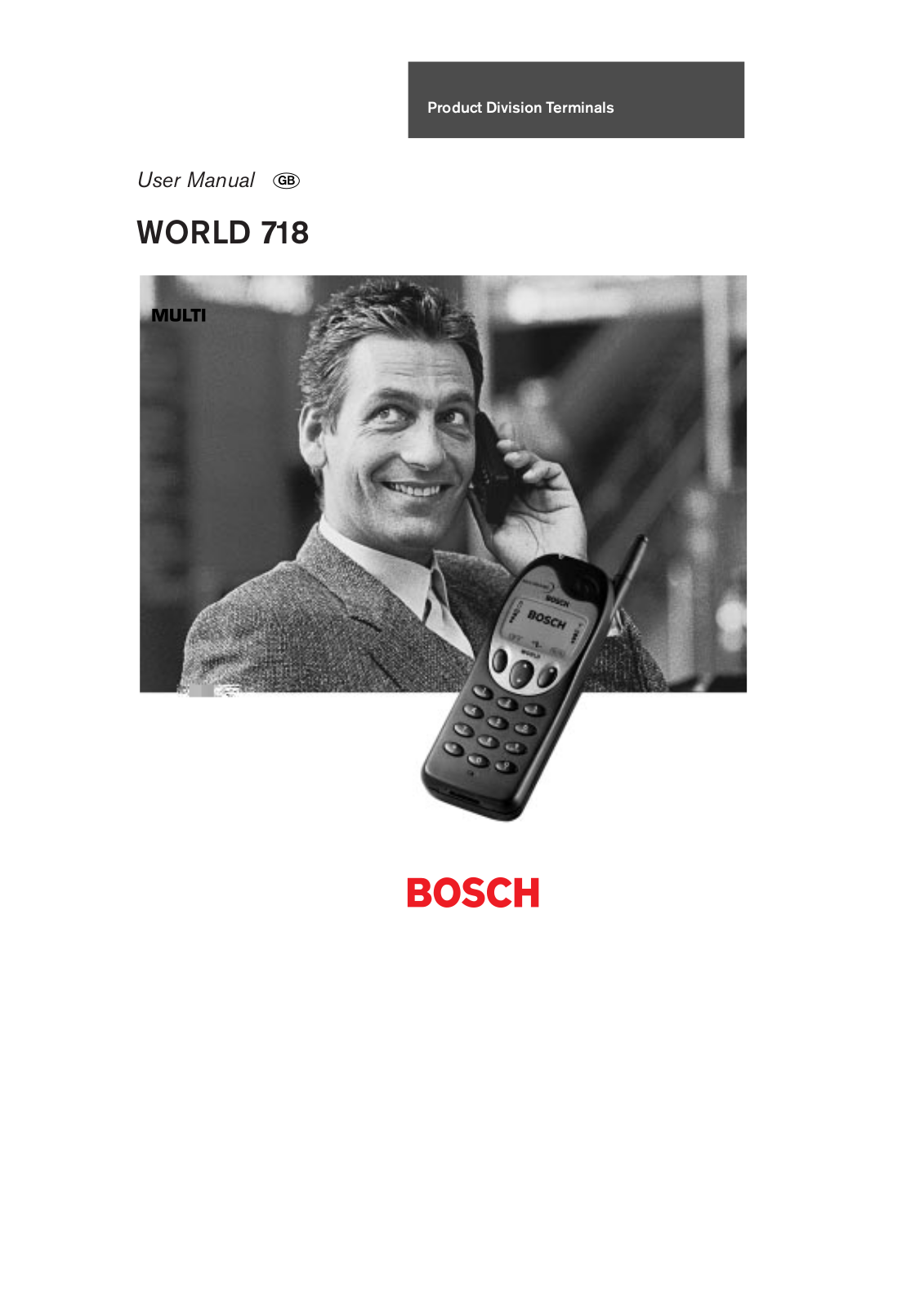 Bosch GSM 900 User Manual