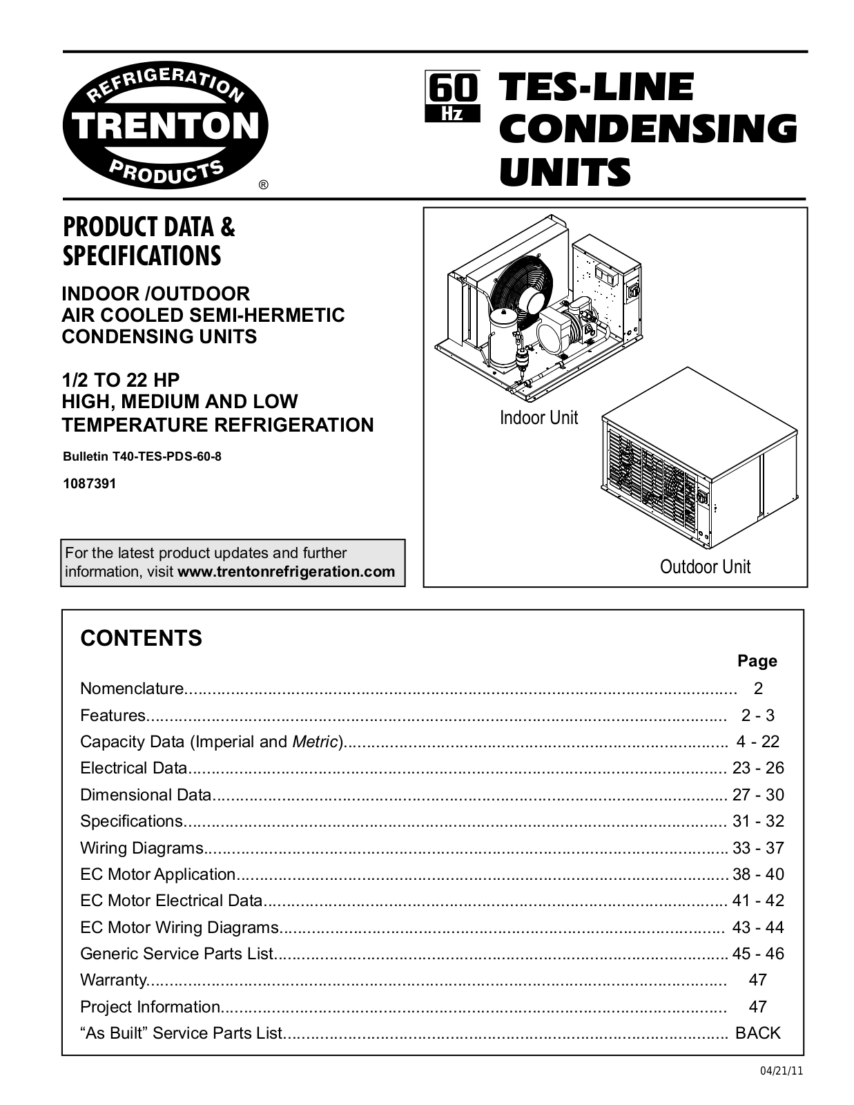 Trenton TESA005 User Manual