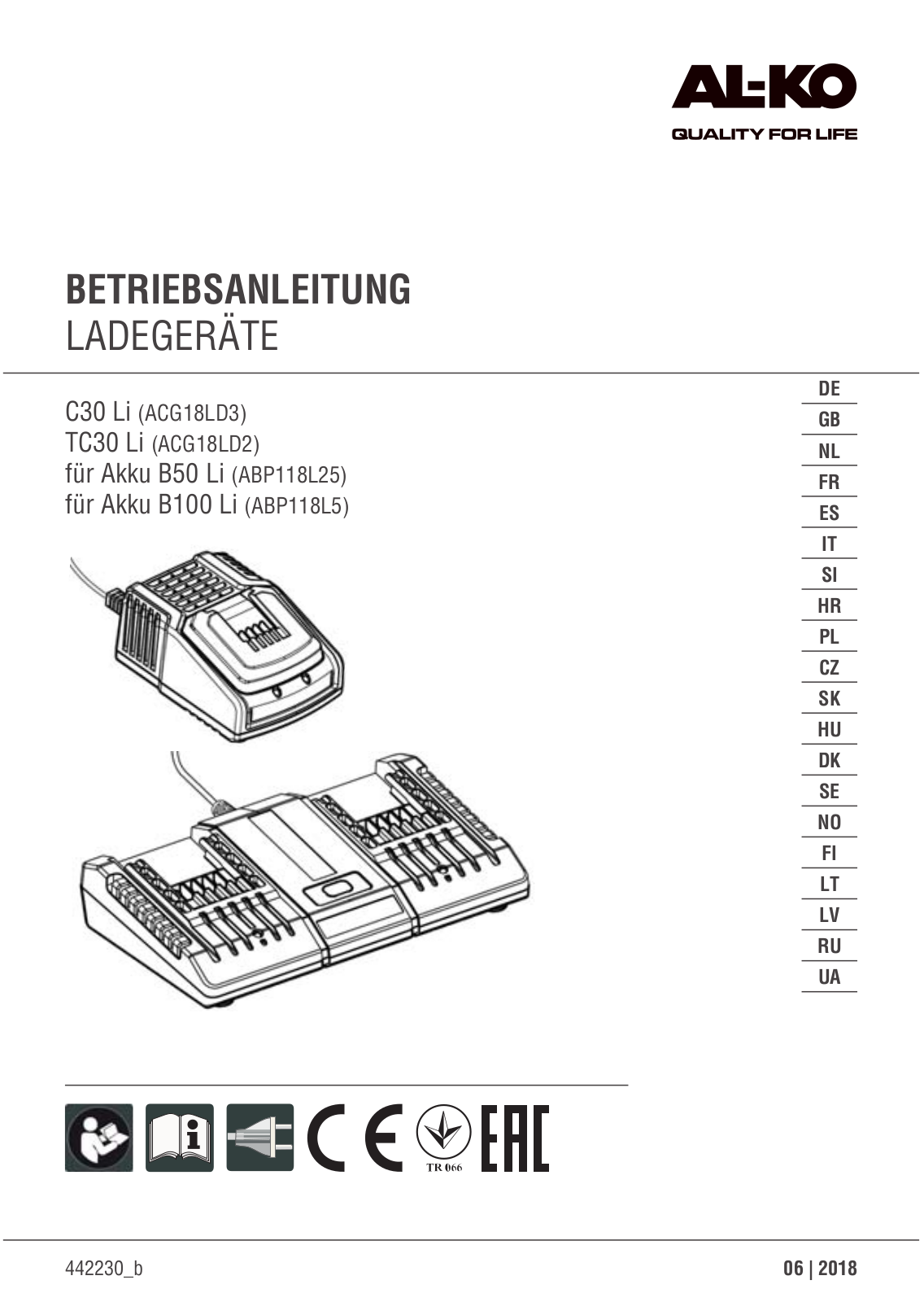 AL-KO C 30 Li Service Manual