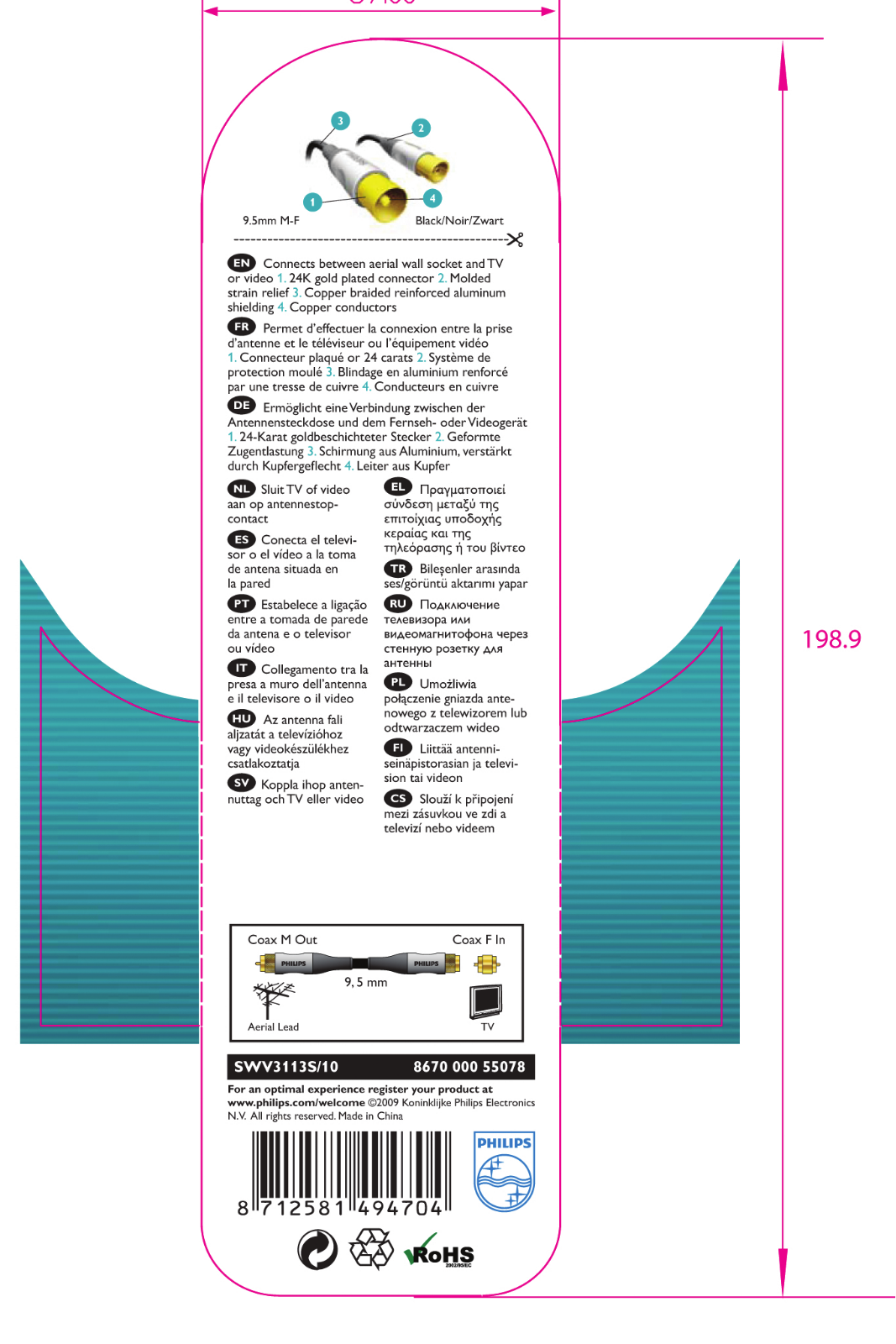 Philips SWV3113S/10 Instructions manual