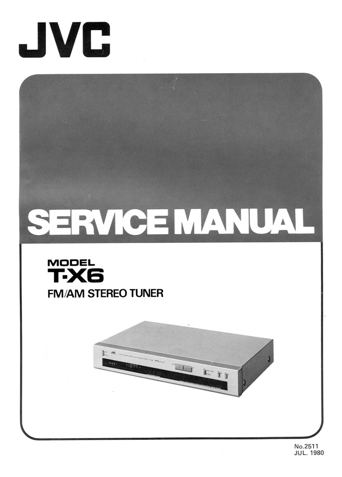 JVC TX-6 Service manual