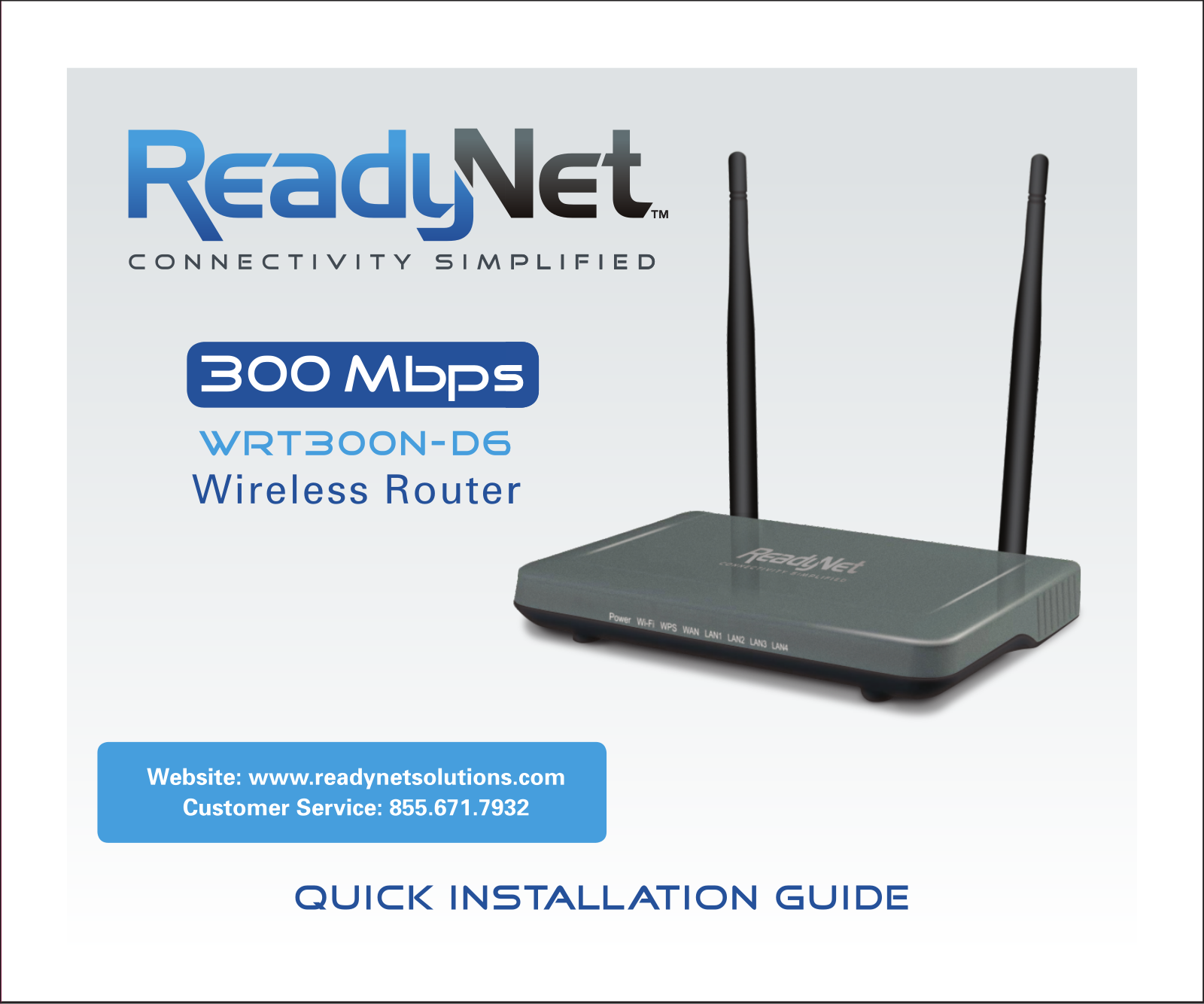 ReadyNet WRT300N-D6 User Manual