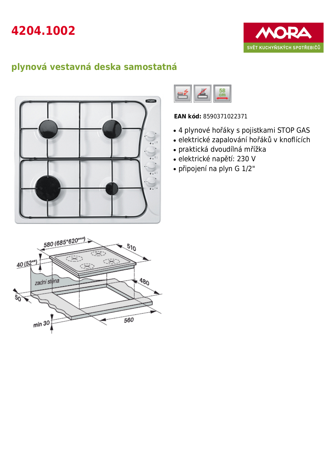 Mora VD 4204.1002 User Manual