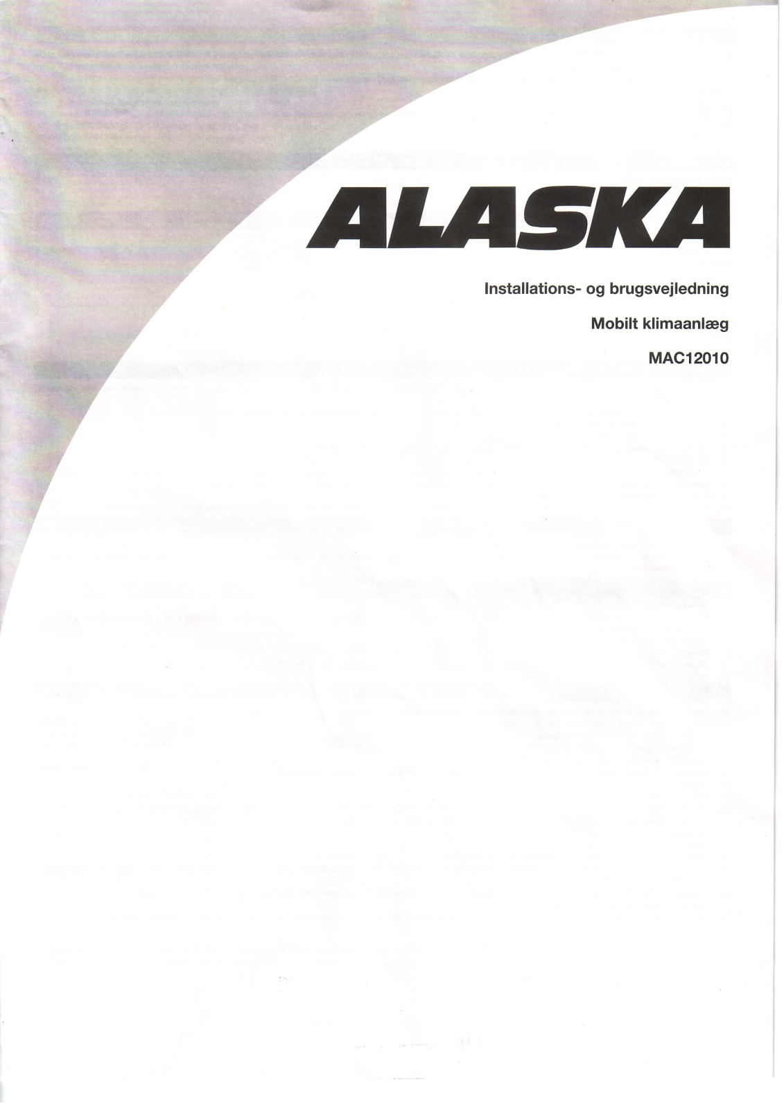 Alaska MAC 12010 Manual
