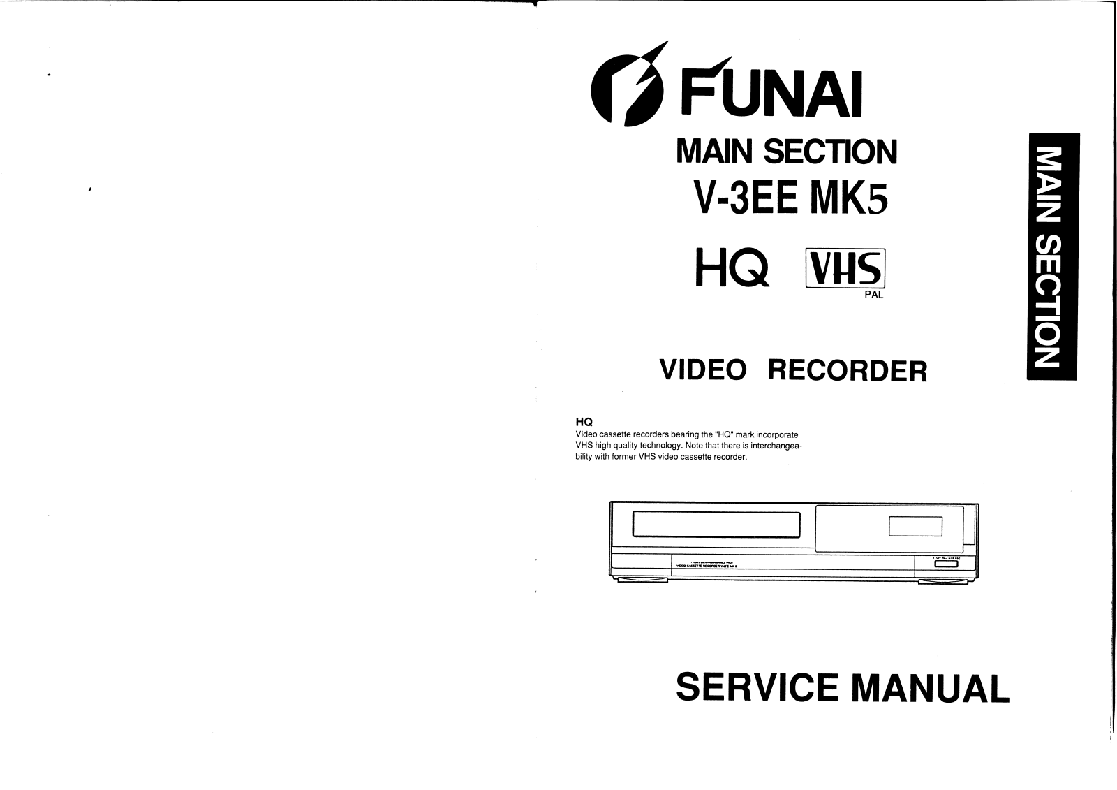 Funai V-3EE MK5 SERVICE MANUAL