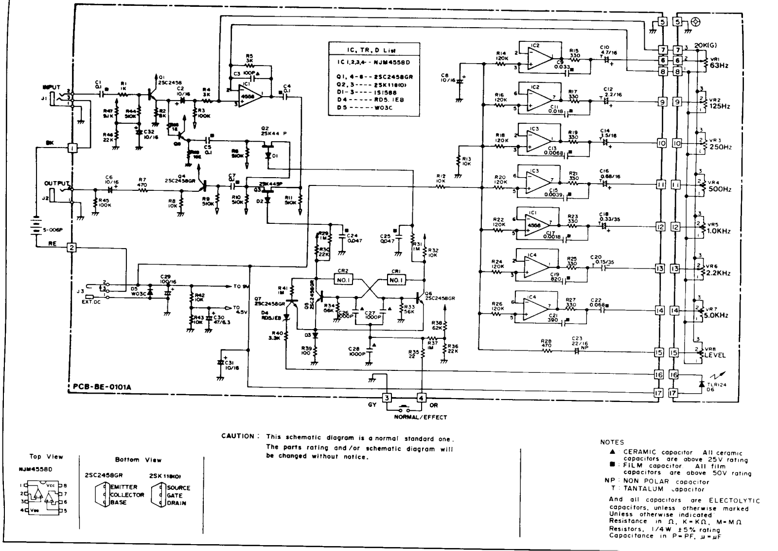 Ibanez be10 schematic