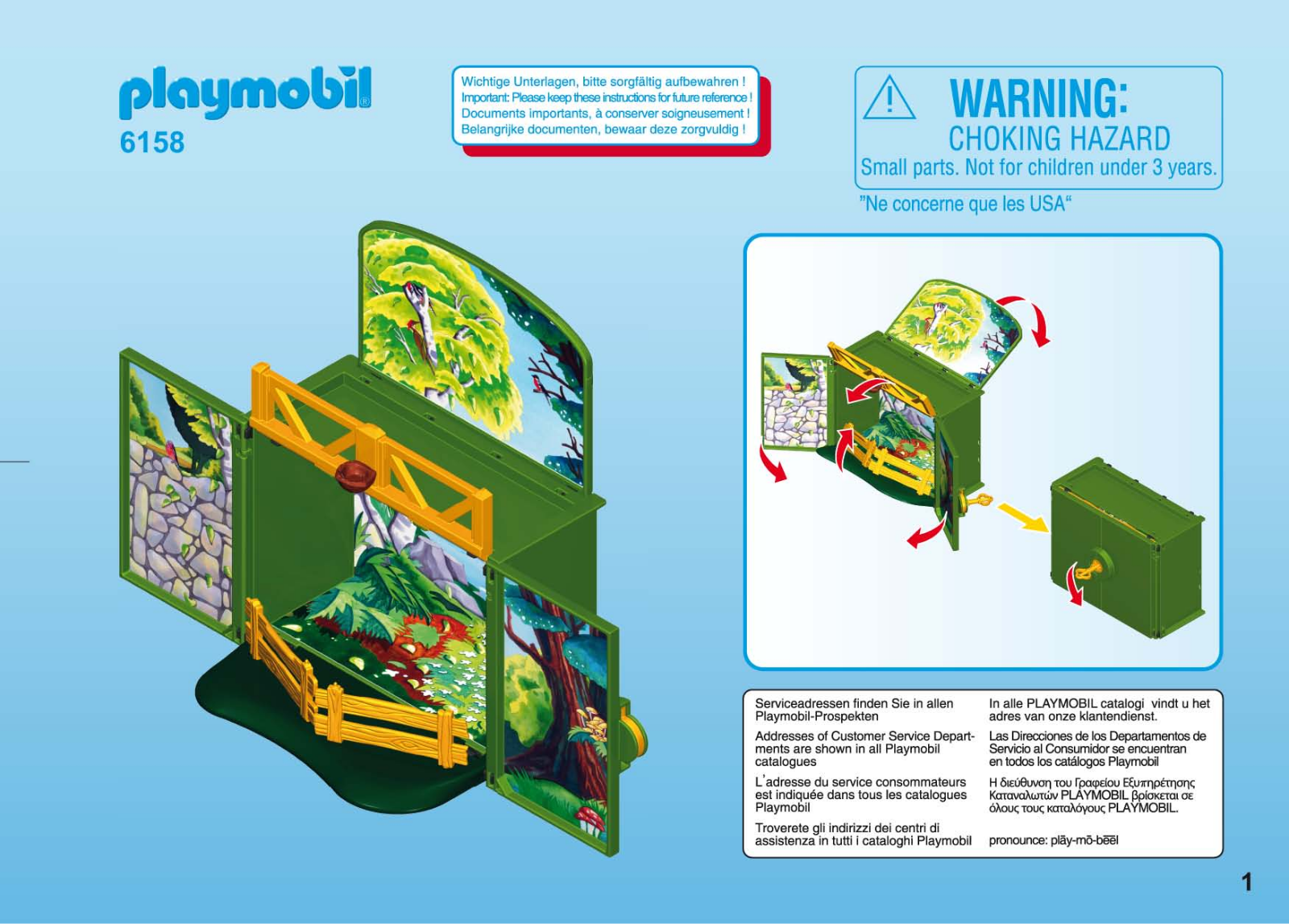 playmobil 6158 Instructions