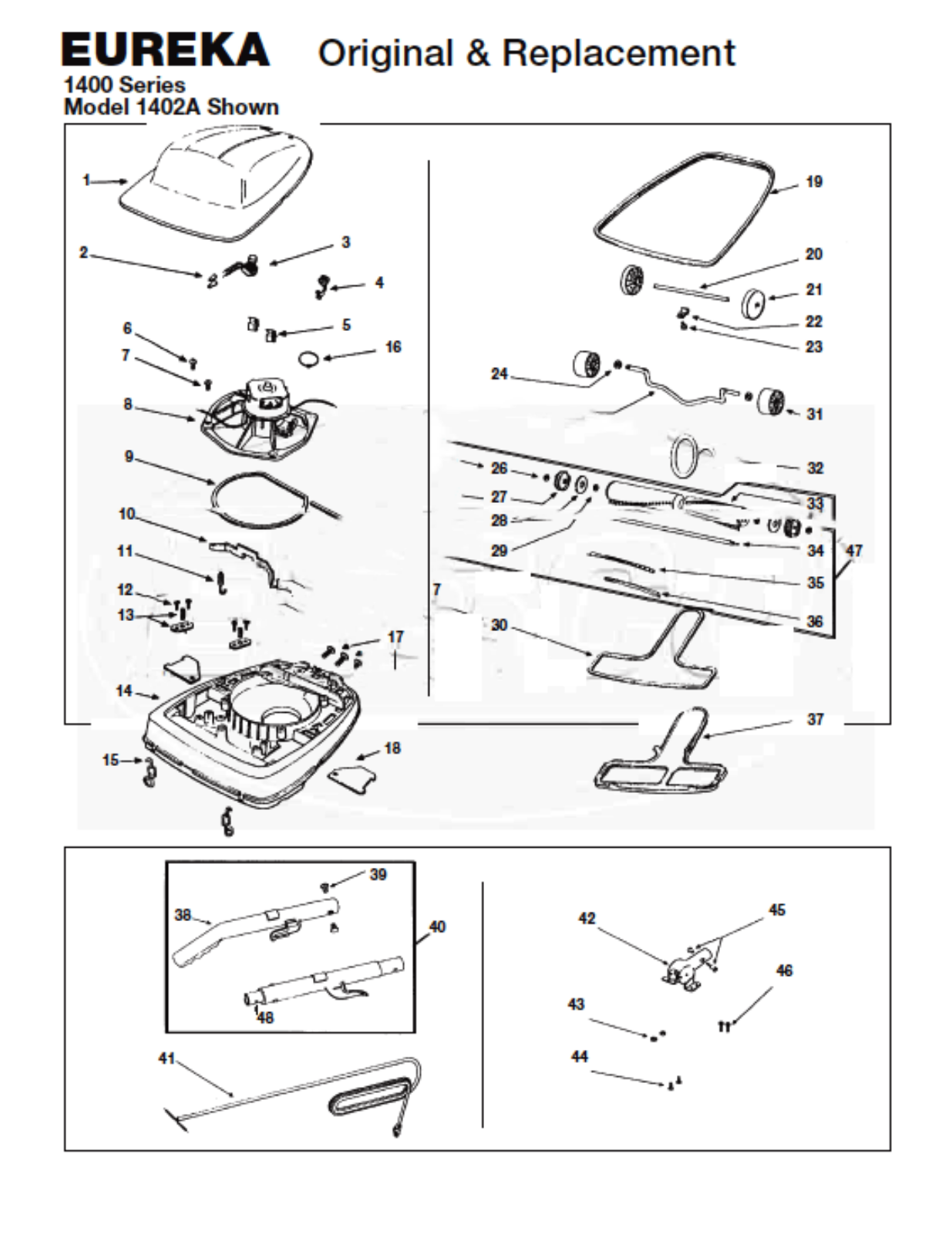 Eureka 1402a Owner's Manual