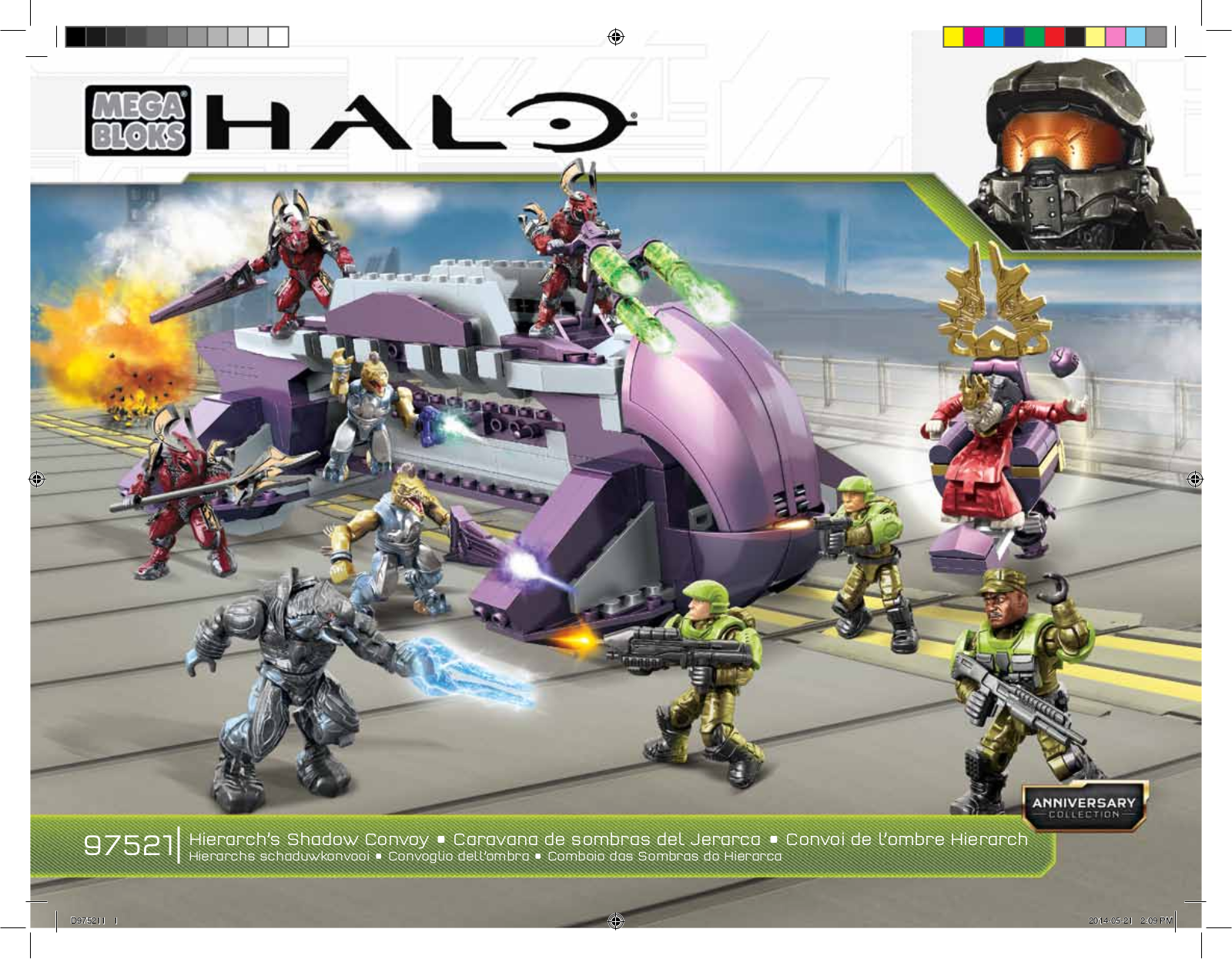 Mega Bloks Halo Hierarch's Shadow Convoy 97521 Instructions Manual