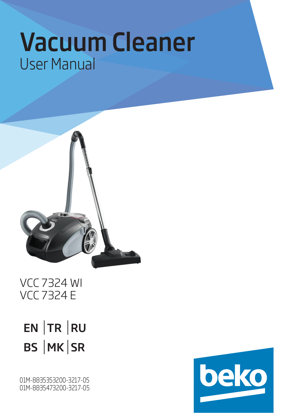 Beko VCC 7324 E, VCC 7324 WI User manual