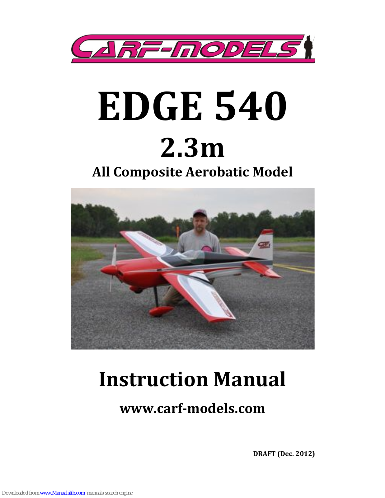 Carf-Models Edge 540 Instruction Manual - ManualMachine.com