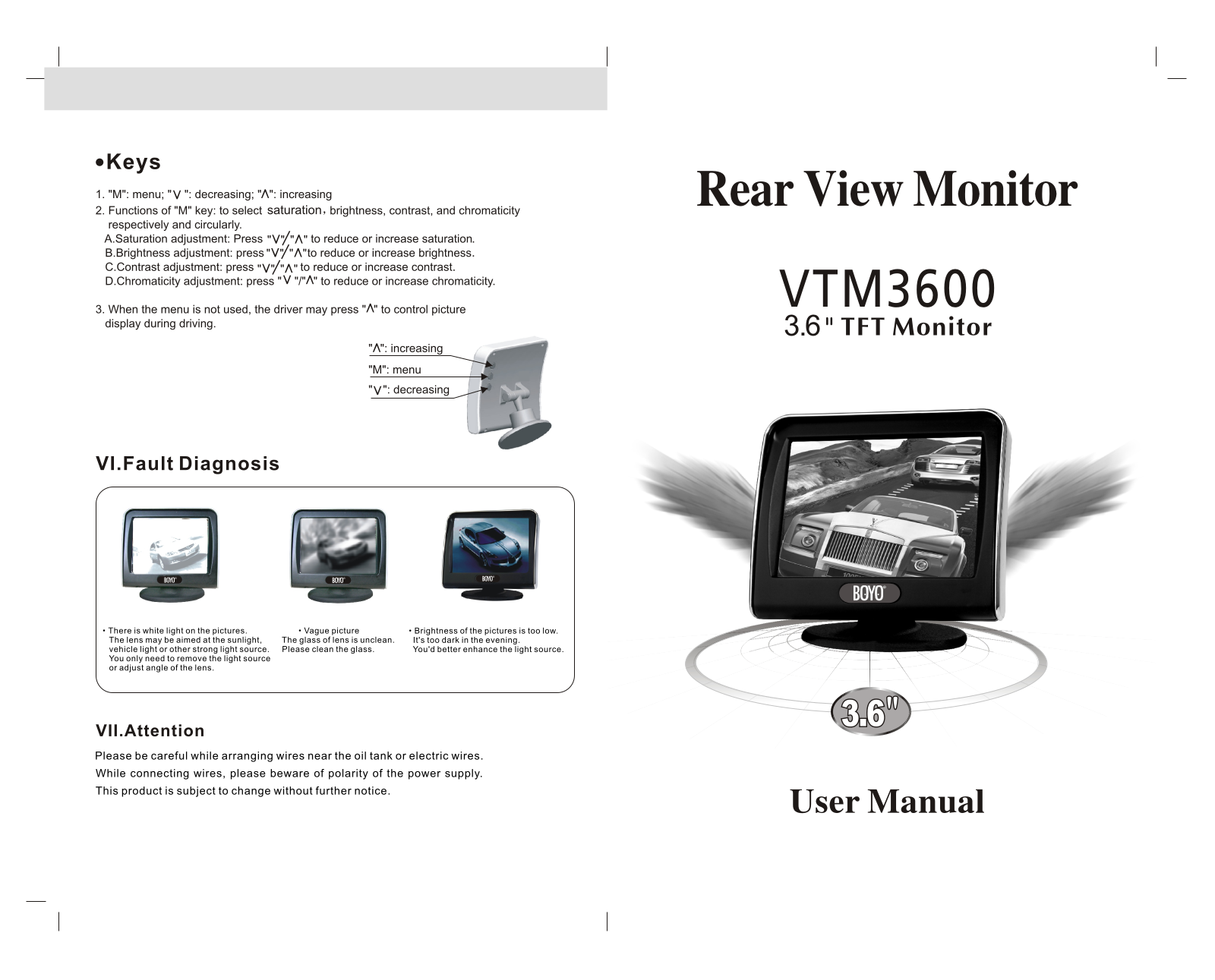 Boyo VTM3600 User Manual - ManualMachine.com