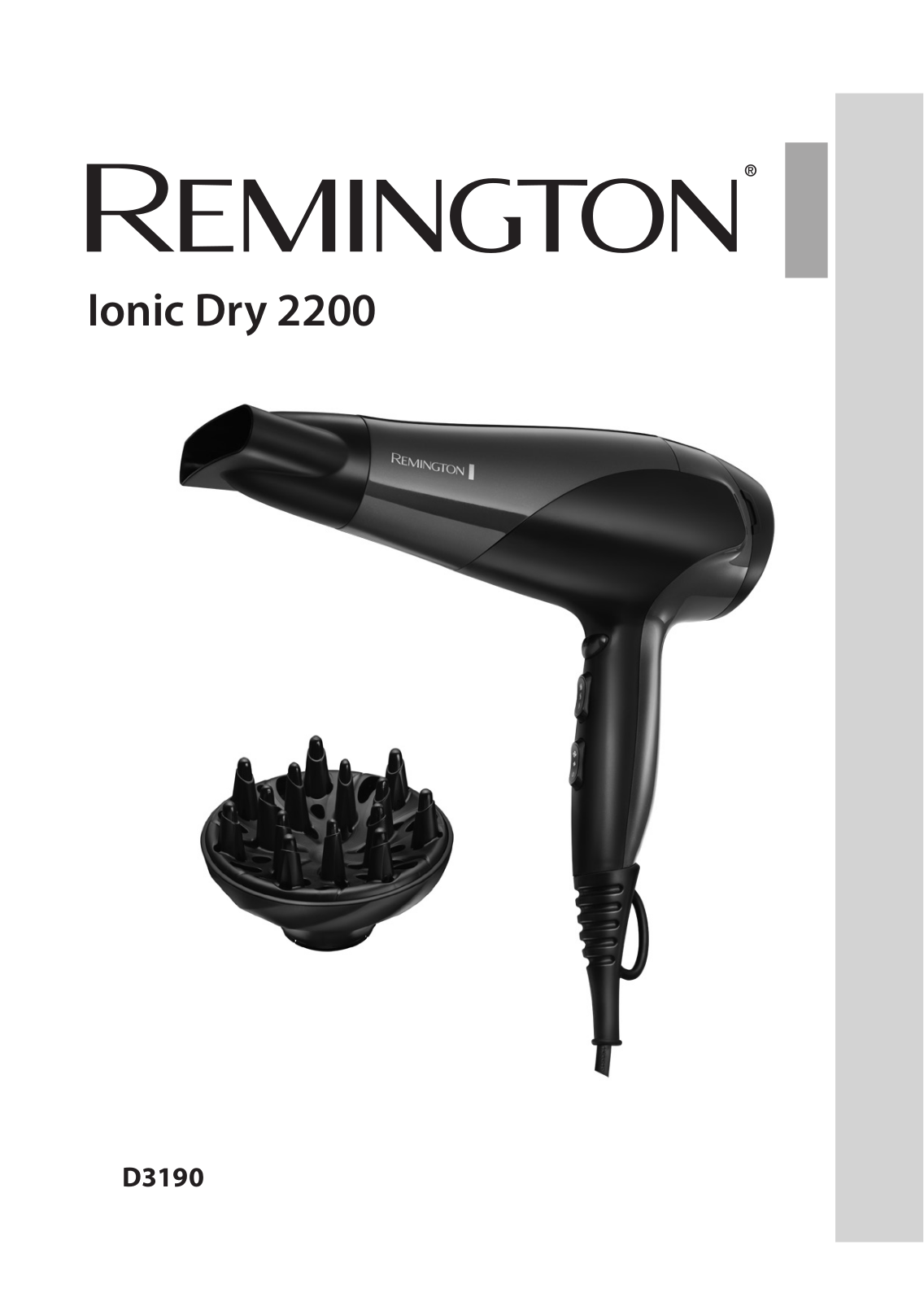 Remington D3190 User Manual