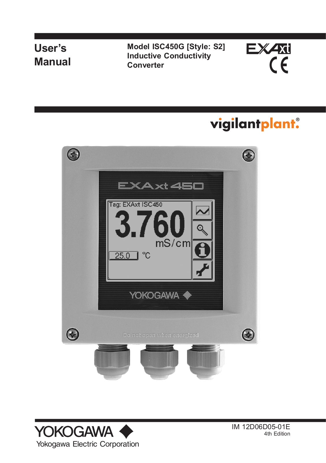 Yokogawa ISC450 User Manual