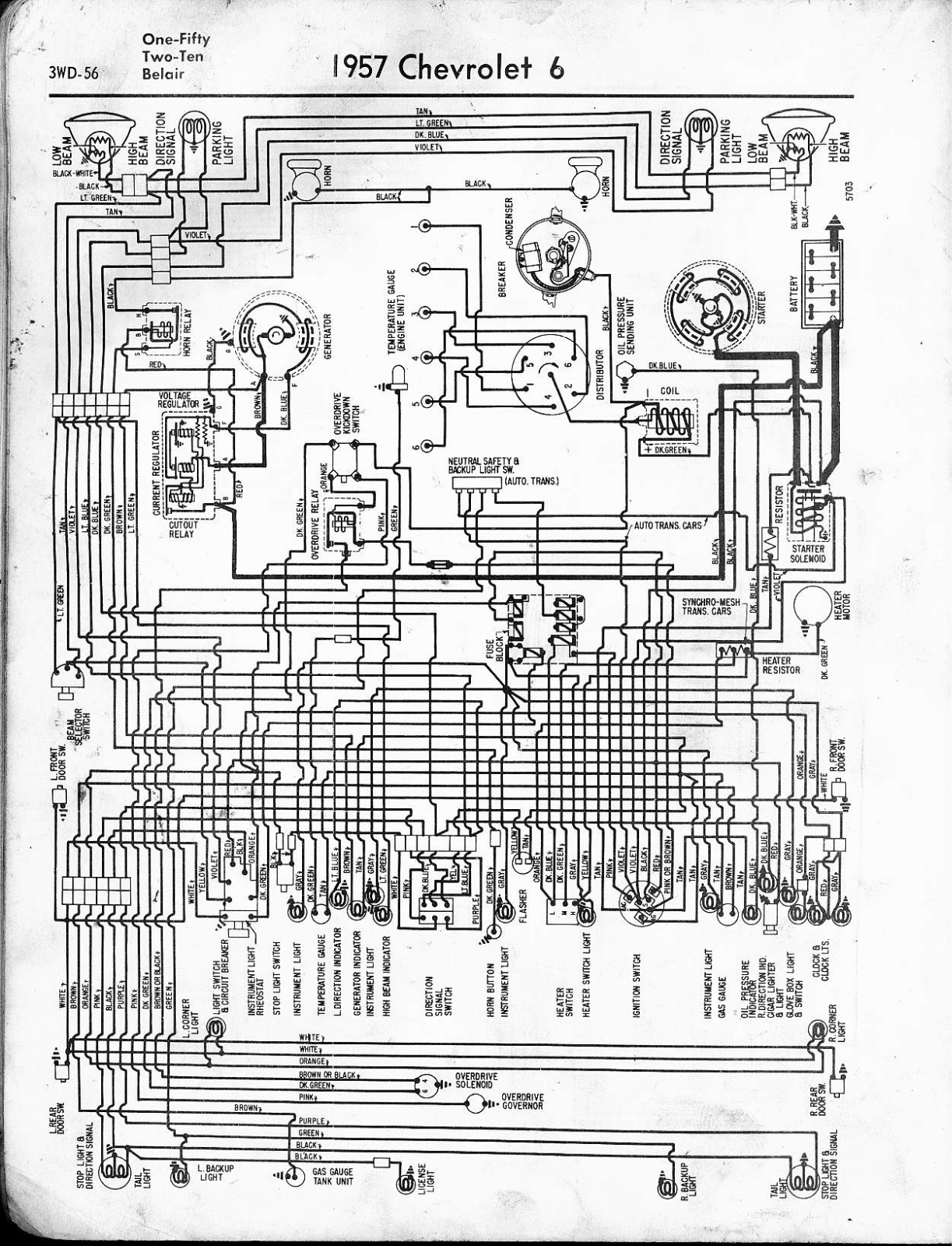 Chevrolet CHEVY-1957-1965 WIRING DIAGRAMS