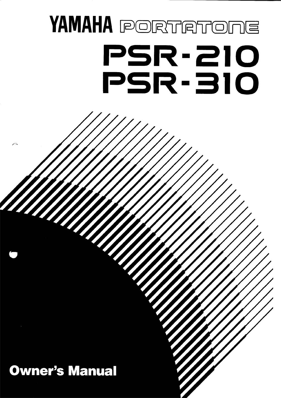 Yamaha PSR-310, PSR-310E User Manual