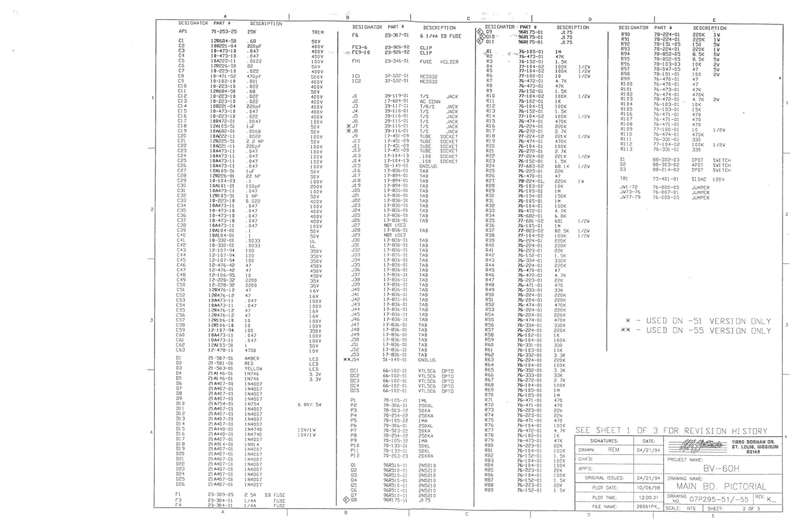 Crate bluevoodoo 60w schematic