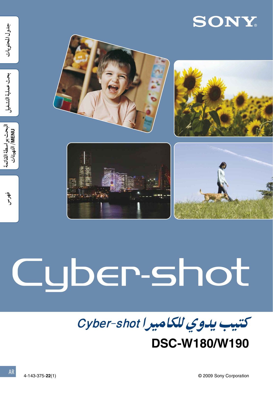 Sony CYBER-SHOT DSC-W190, CYBER-SHOT DSC-W180 User Manual