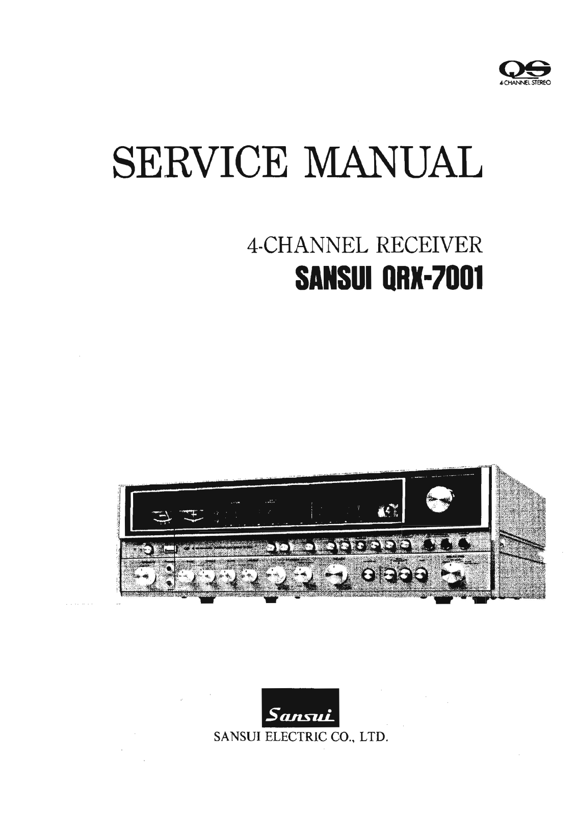 Sansui QRX-7001 Service Manual