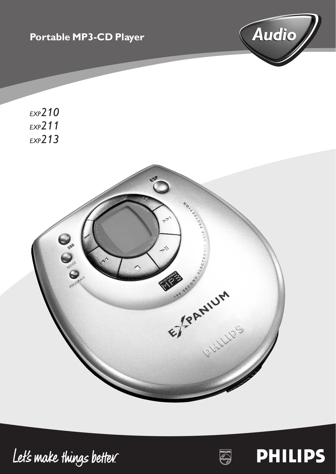 Philips EXP211 User Manual