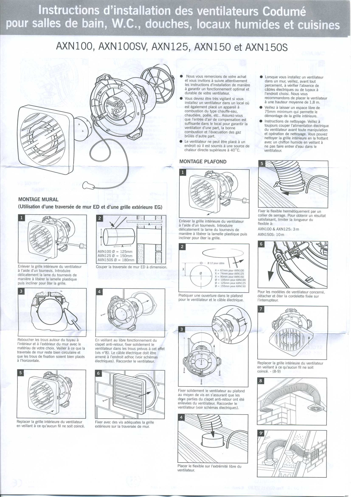 CODUME AXN150S User Manual