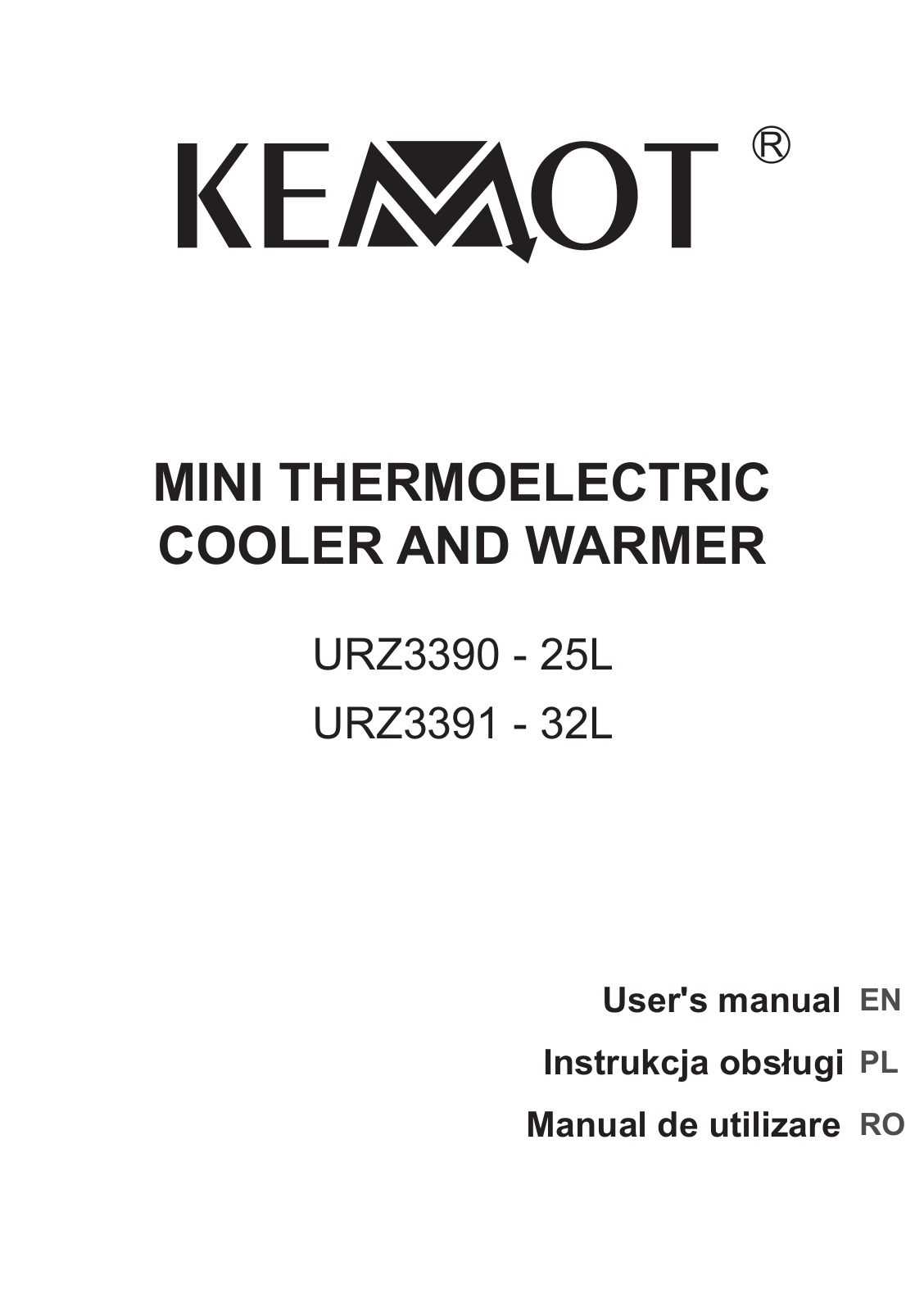 Kemot URZ3390 User Manual