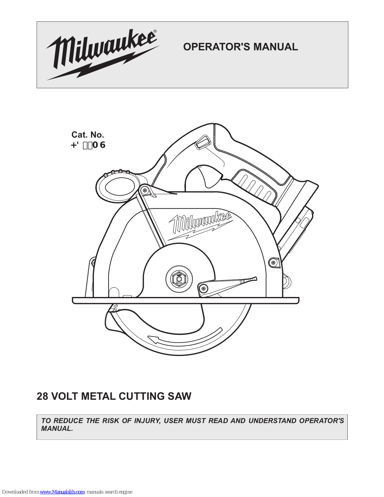 Milwaukee HD28MS Operator's Manual