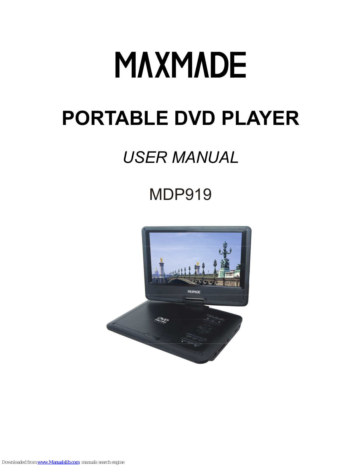 Maxmade MDP919, MDP701 User Manual