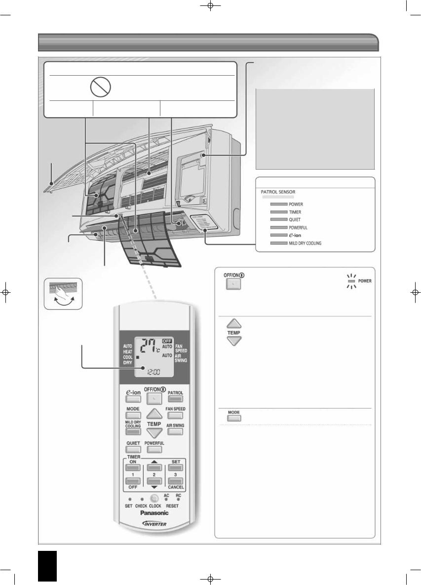 Panasonic CS-E15JKE-3, CU-E15JKE-3 User Manual