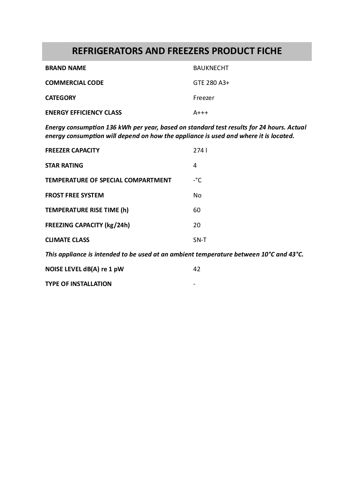 Whirlpool GTE 280 A3 INSTRUCTION FOR USE