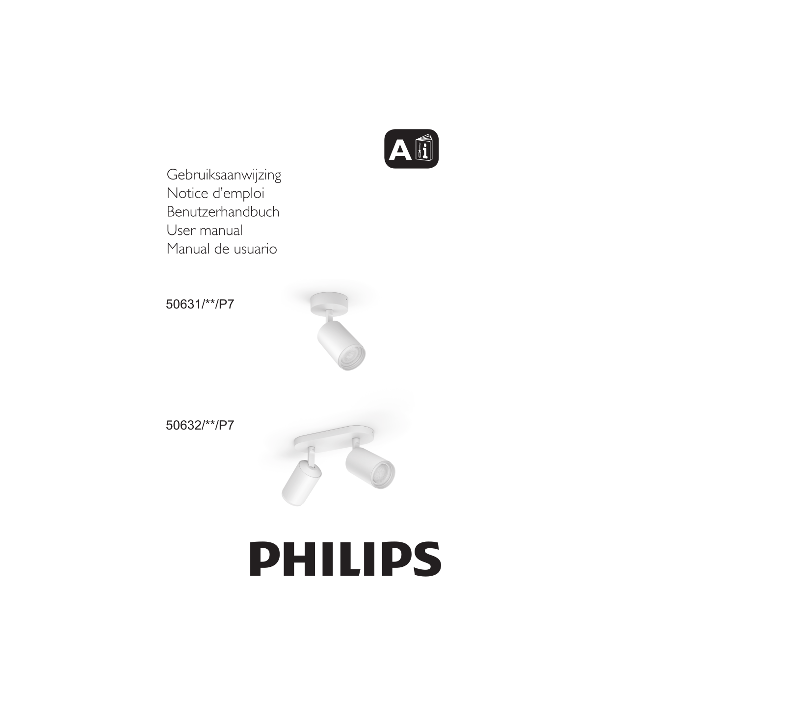 Philips 50631/**/P7, 50632/**/P7 User manual