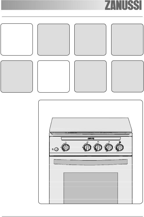 Zanussi ZCG550GX1 User Manual