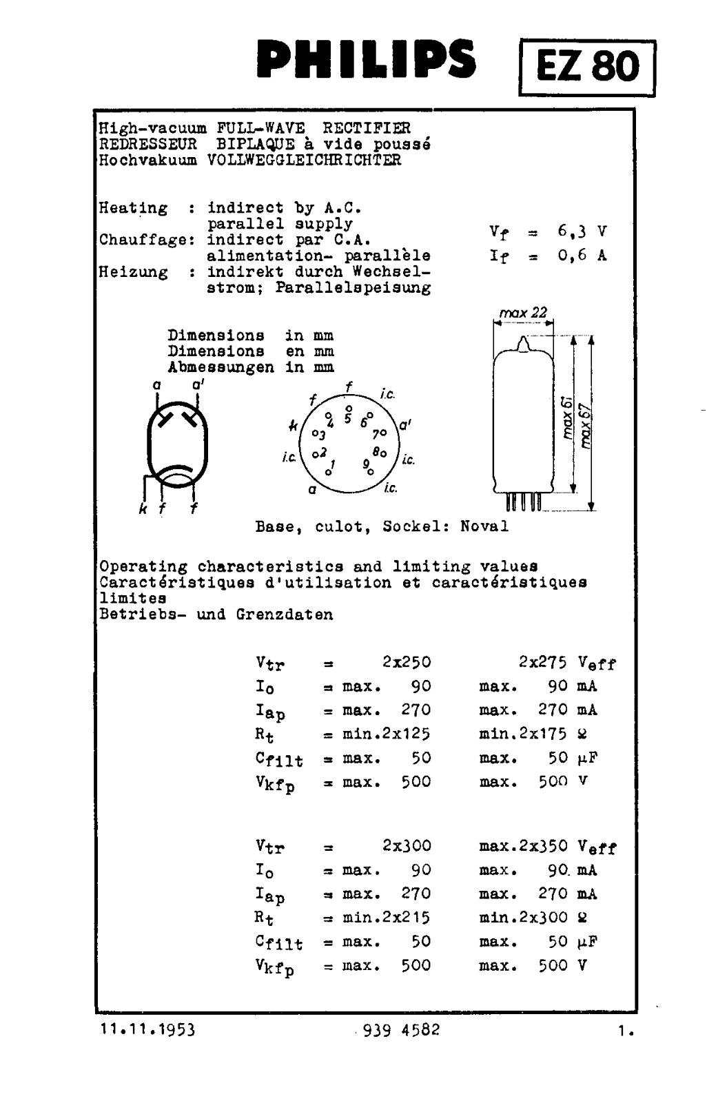 Philips ez80 DATASHEETS