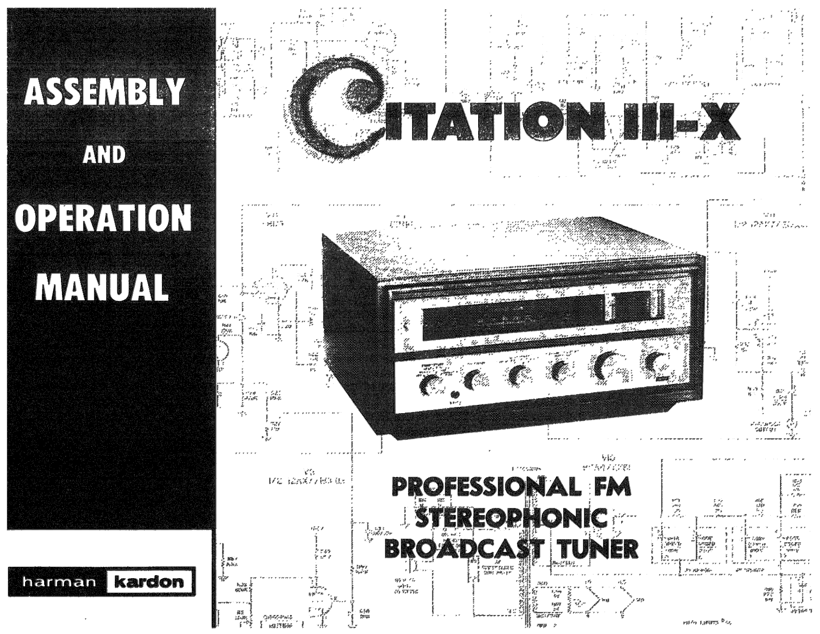 Harman kardon CITATION IIIX User Manual