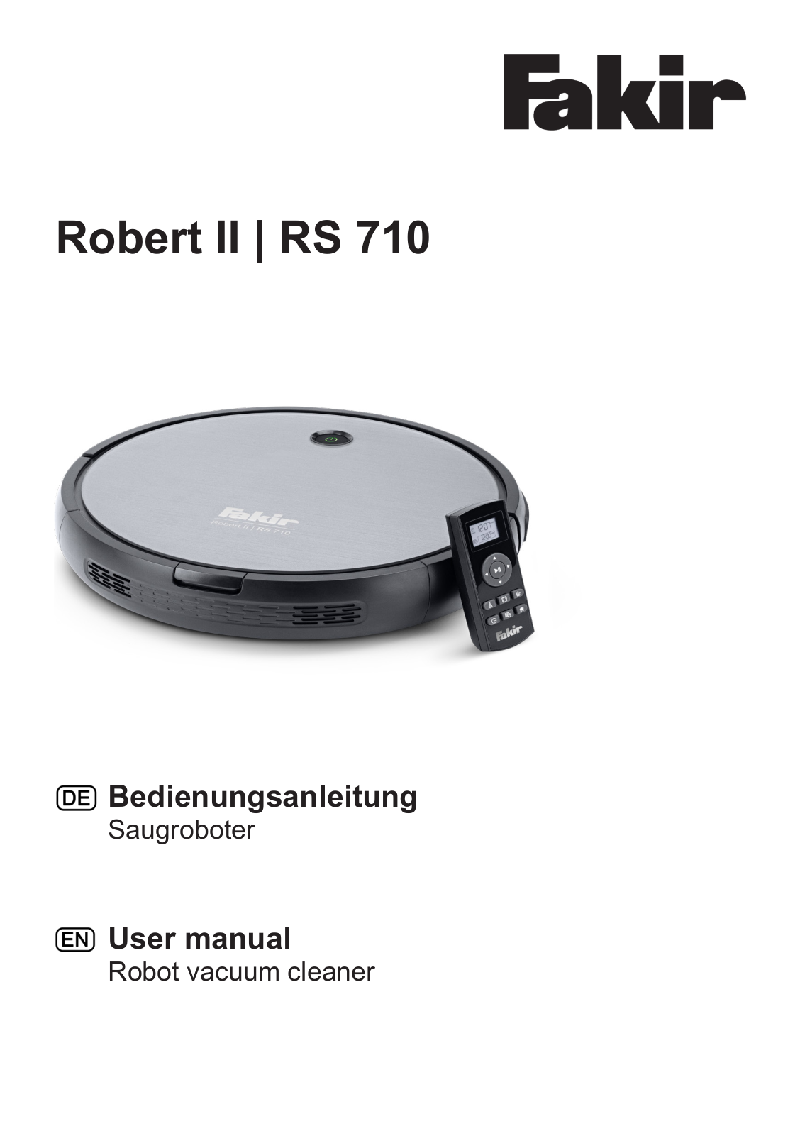 Fakir Robert II, RS 170 User Manual