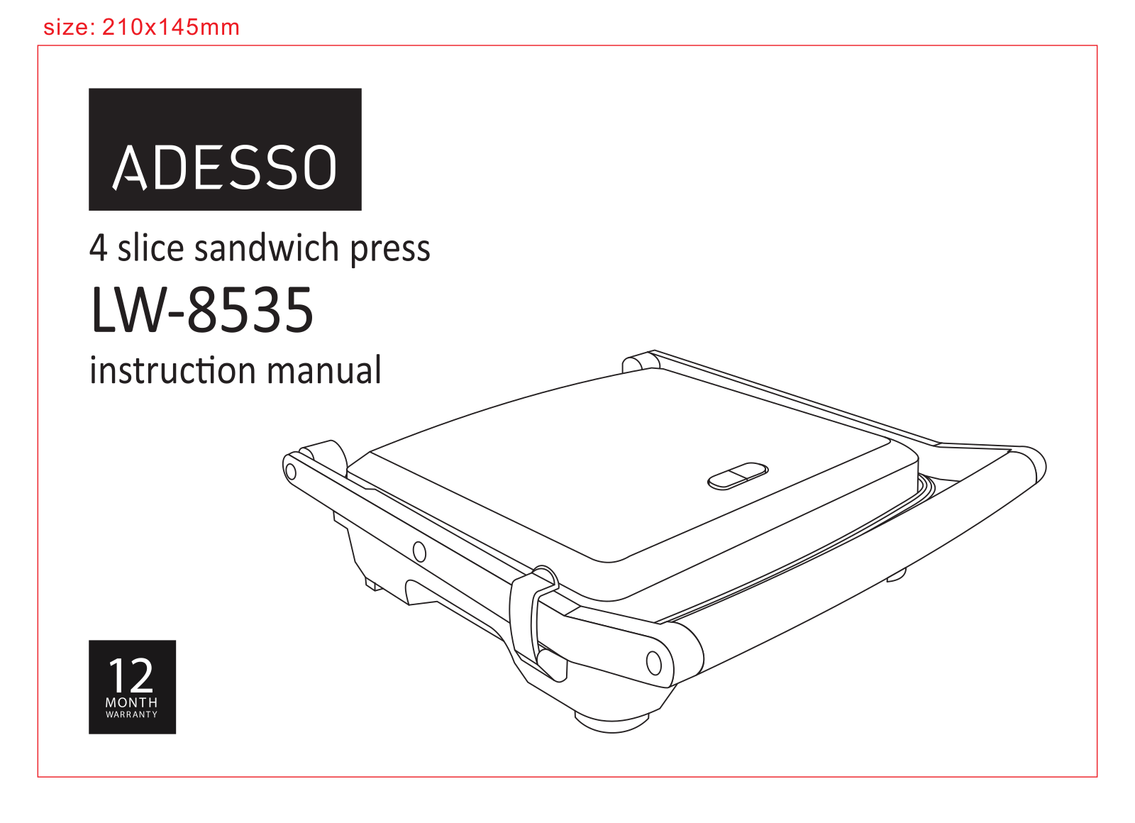 Adesso LW-8535 User Manual