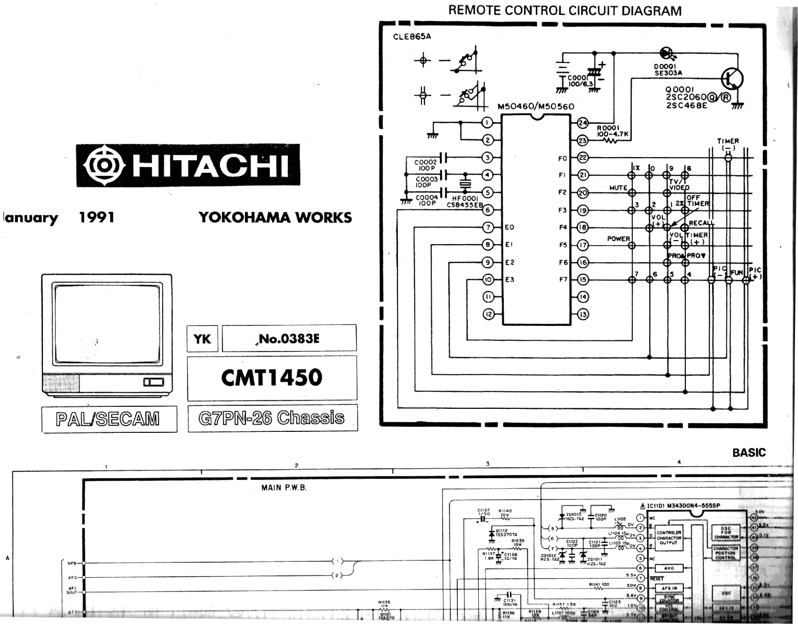 Hitachi G7PN-26 Schematic