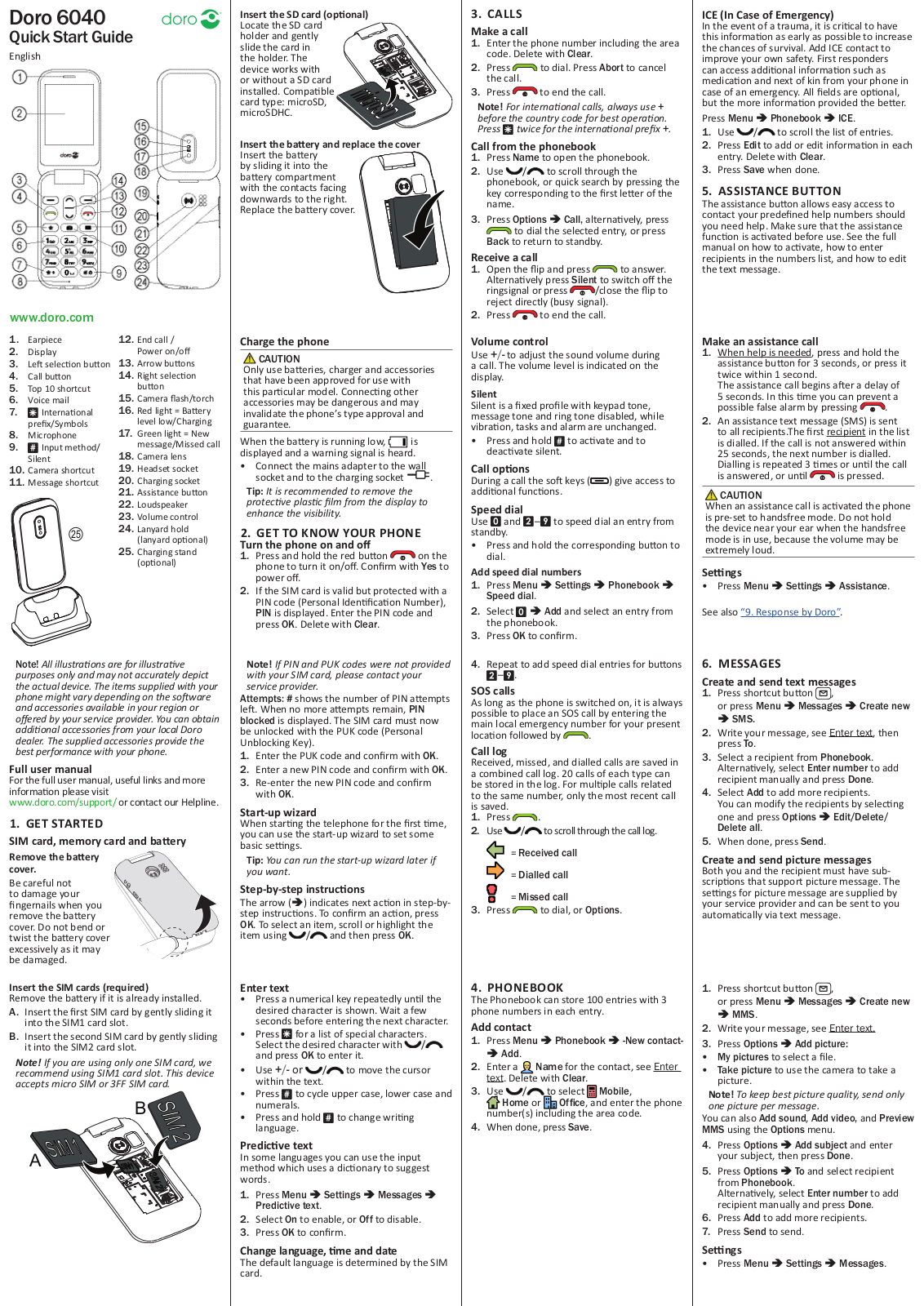 Doro DFC0240 Users Manual