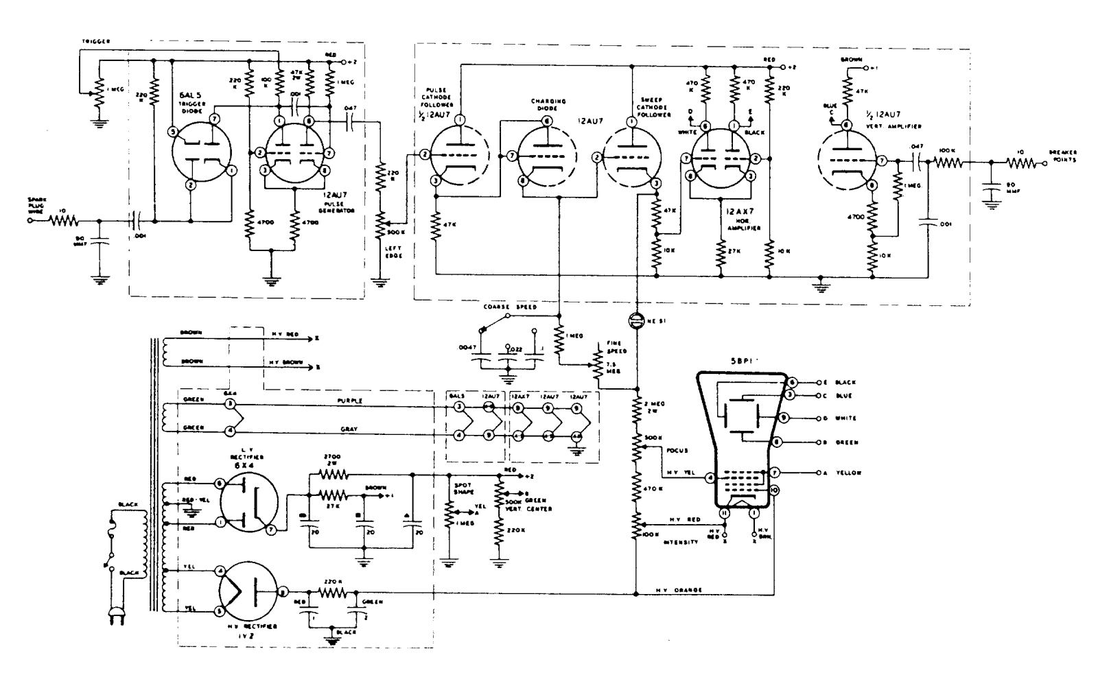 Heath Company IA-1 Schematic