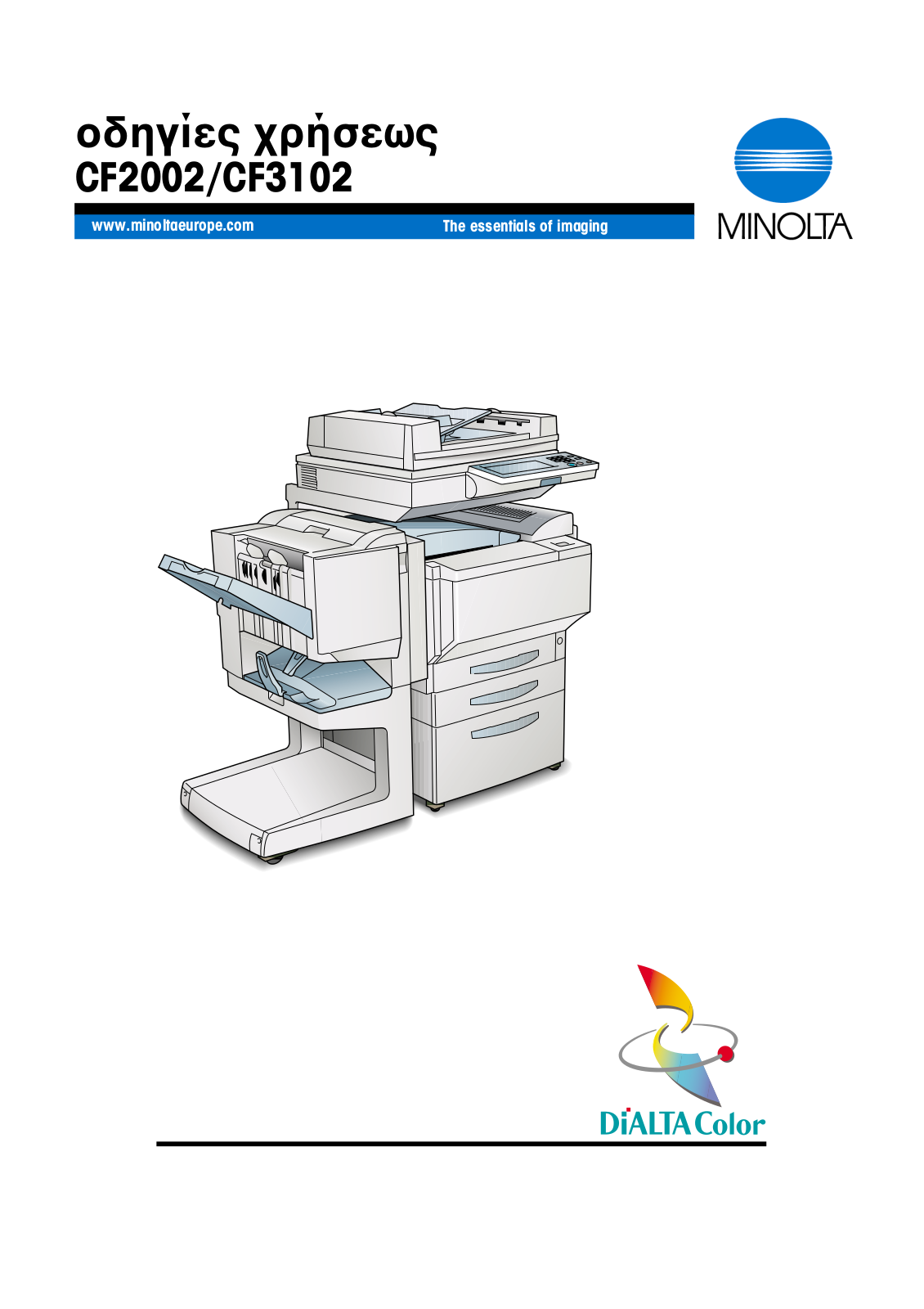 Minolta CF2002, CF3102 User Manual