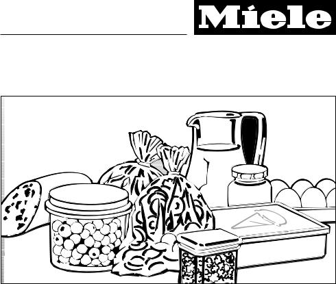 Miele KF 880 IN-1 Operating instructions