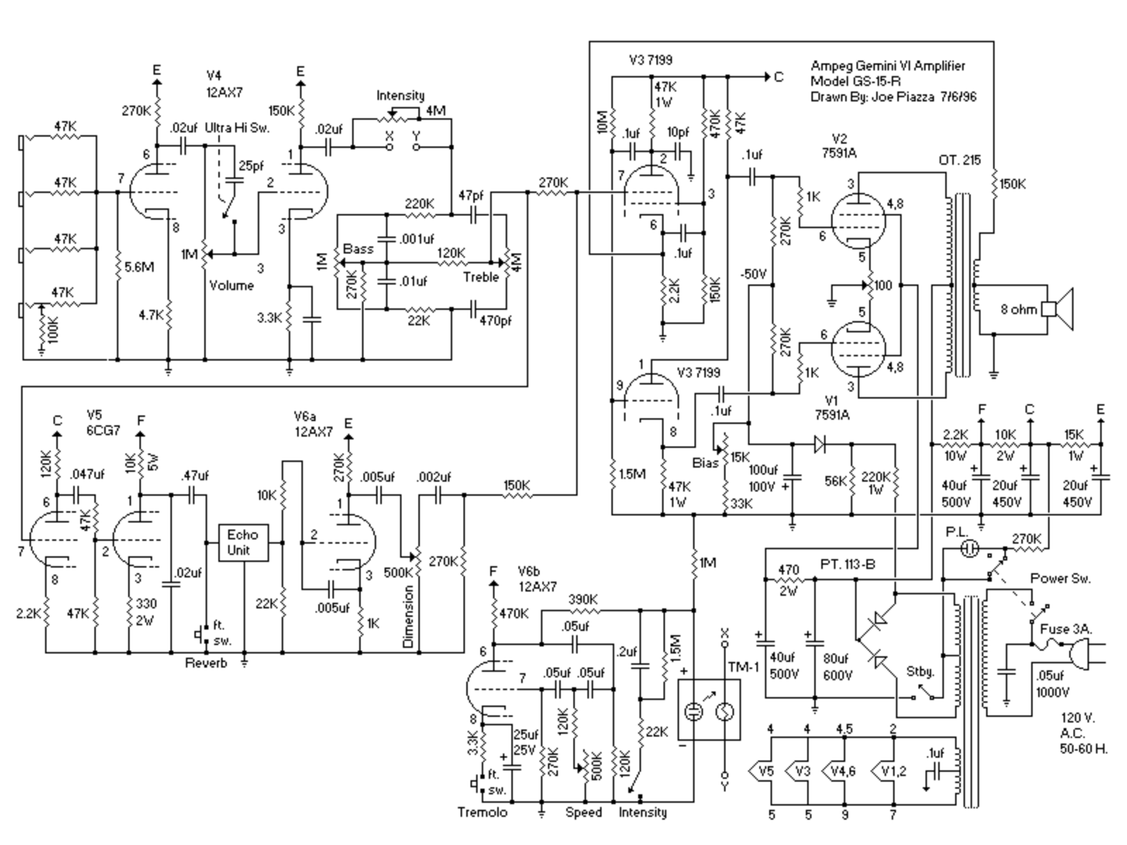 Ampeg gs15r jp schematic