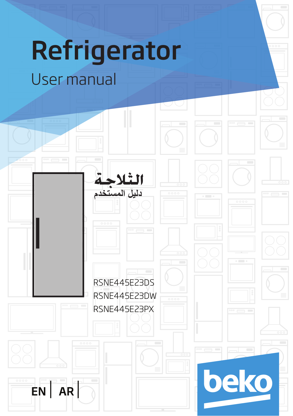 Beko RSNE445E23DS, RSNE445E23DW, RSNE445E23PX User manual