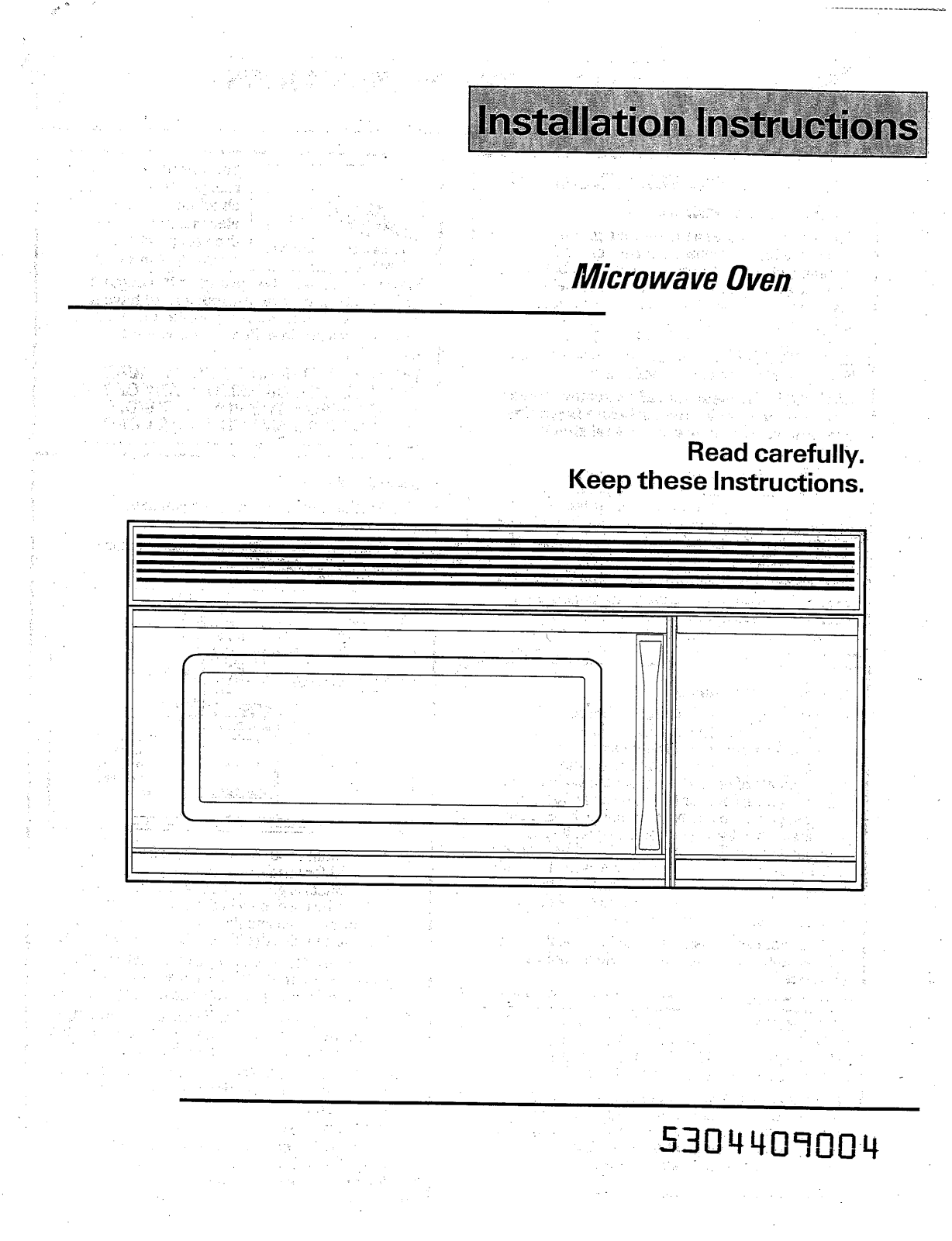 Frigidaire FMT144G1W1, FMT144G1W2, FMT148G1B1, FMT148G1B2, FMT148G1T1 Installation Guide