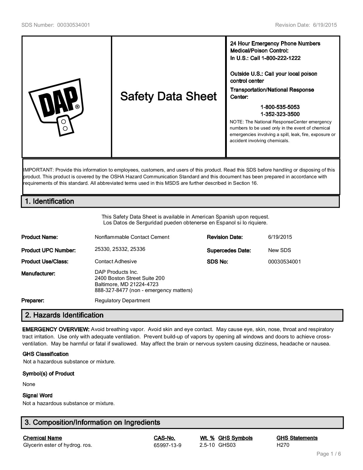 DAP Weldwood 7079825336 User Manual