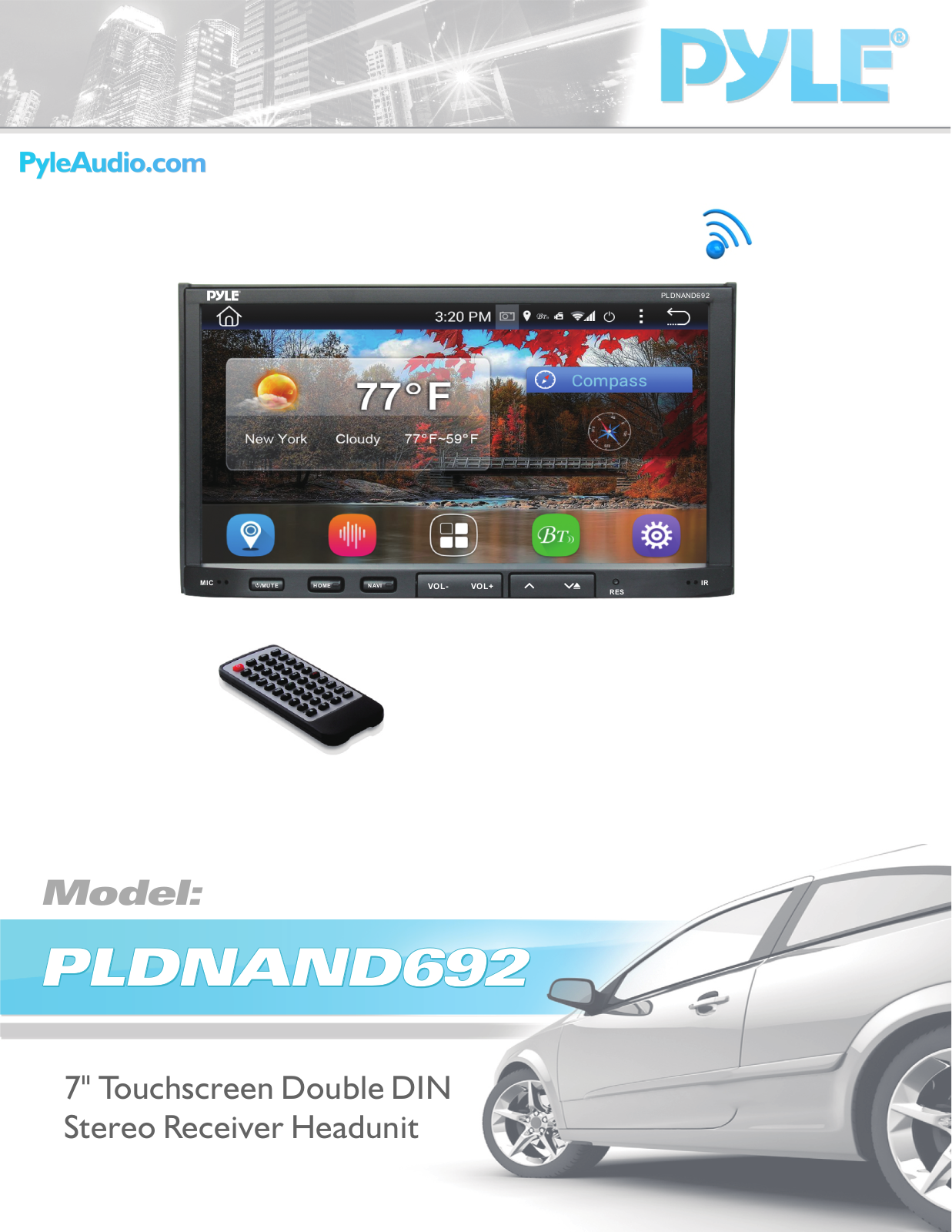 Pyle Audio PL-DNAND692.6 User Manual