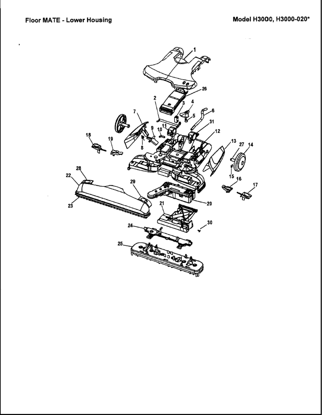 Hoover H3000-020 Owner's Manual