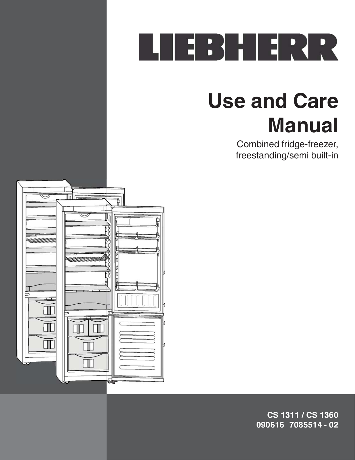 Liebherr CS1360 User Manual