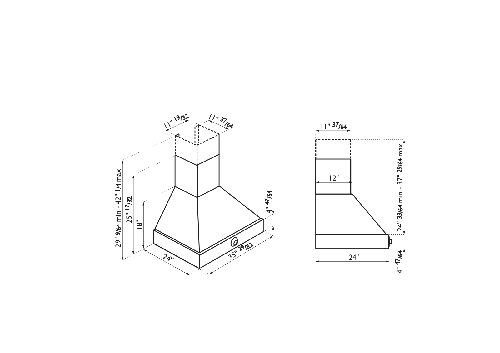 Superiore HD36PACMG Dimension Guide - ManualMachine.com
